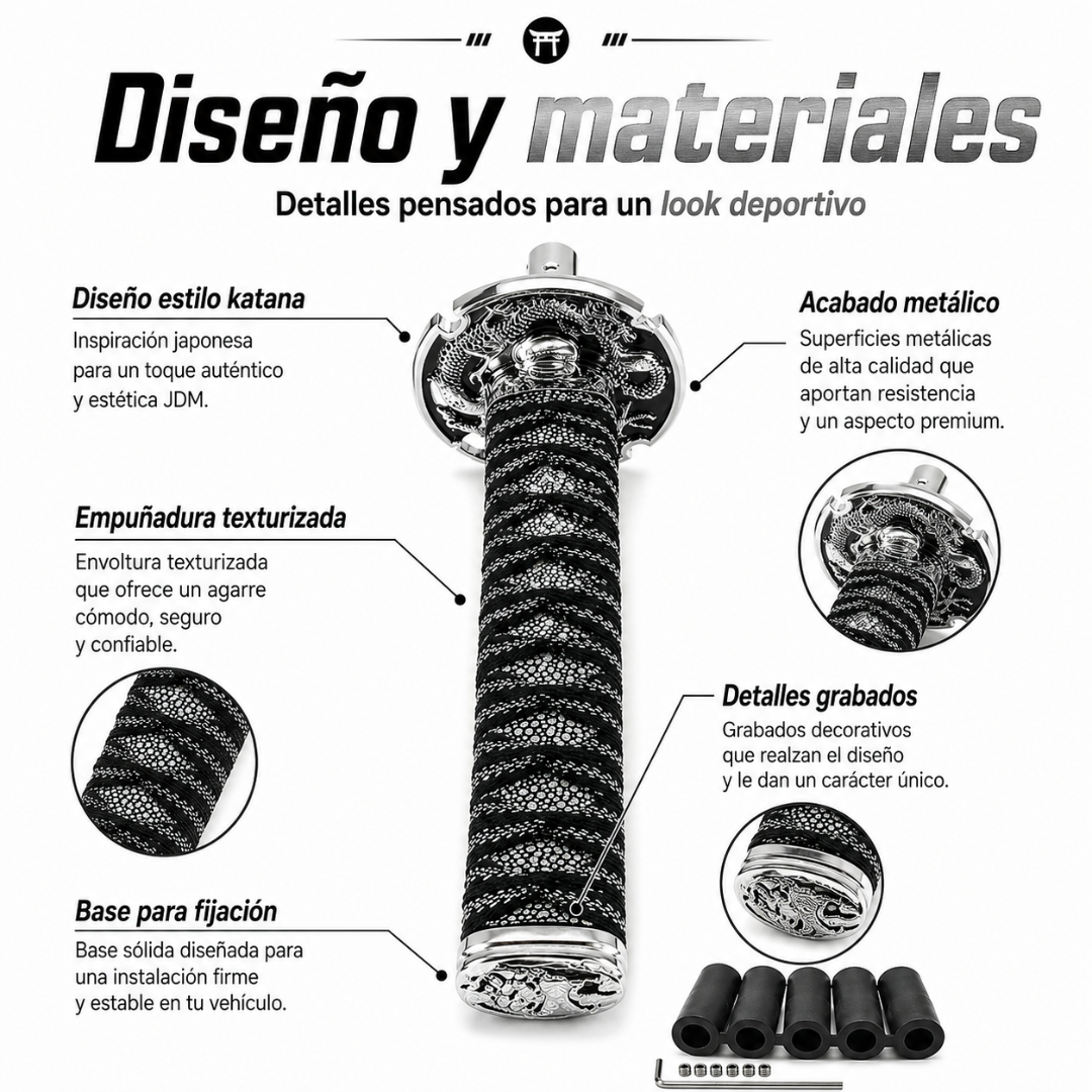 Palanca de Cambio Estilo Katana